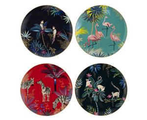 Sara Miller Tahiti Set of 4 Side Plates