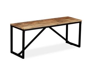 Solid Mango Wood Bench 110x35x45cm Hall Kitchen Entryway Seat Stool