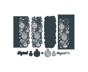 The Paper Boutique Border Die - Magical Baubles