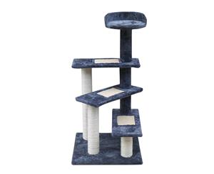 100cm Multi Level Cat Scratching Tree - Grey