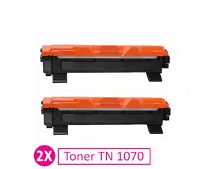 2 x Compatible Toner TN1070 for Brother HL 1110 DCP 1510 MFC 1810 1500pgs