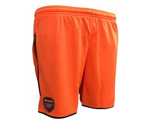 2017-2018 Arsenal Away Goalkeeper Shorts (Orange) - Kids