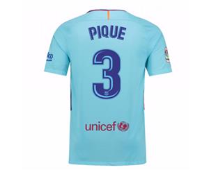 2017-2018 Barcelona Away Shirt (Pique 3)