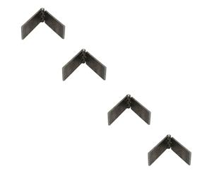 4 Pack Solid Drawn Steel Butt Hinge Extra Heavy Duty Industrial 50x240mm