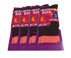 4 Pairs Women's Thermal Heated Sox Socks