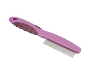 AB Tools Medium Soft Protection Dog/ Cat Flea Comb Removes Fleas Nits and Debris