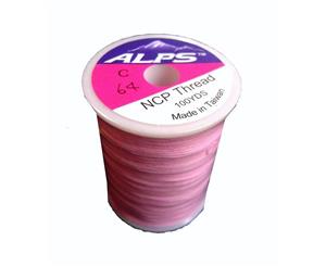 Alps 100yds of Light Pink Rod Wrapping Thread - Size C (0.2mm) Rod Binding Cotton