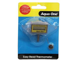 Aqua One Easy Read Lcd Digital Thermometer Inside Tank 10297