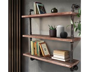 Artiss Industrial DIY Pipe Shelf Wall Shelves Brackets Display Vintage Bookshelf