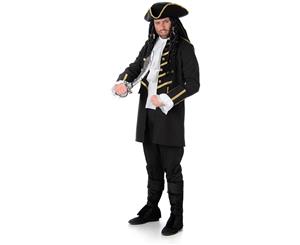 Black Pirate Adult Costume