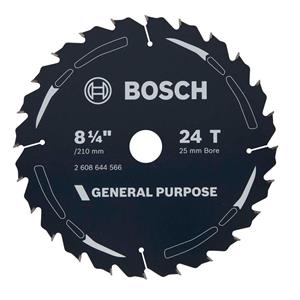 Bosch 210mm 24T TCT Circular Saw Blade for Wood Cutting - GENERAL PURPOSE