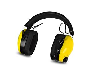 Bullant ABA430 jobsite / worksite earmuff headset with noise cancellation Aux AM / FM radio