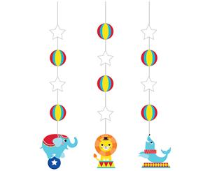 Circus Party Hanging Cutouts 3 Pack