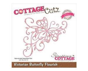 Cottagecutz Elites Die Victorian Butterfly Flourish 3.2In. X3.5In.