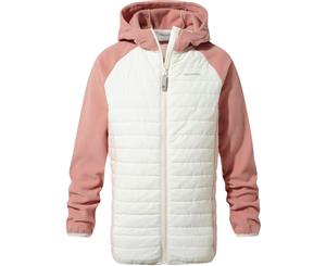 Craghoppers Girls Neopol Hybrid Lightweight Insulated Jacket - Seaslt/SPink