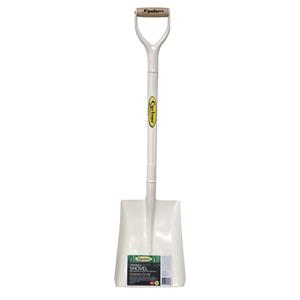 Cyclone Steel Square Mouth Timber Handle Short Shovel