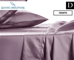 Daniel Brighton 1000TC Luxury Double Bed Sheet Set - French Lilac