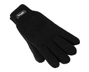 Dents 3M Thinsulate Women's Full Finger Knit Gloves - Black