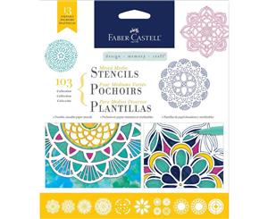 Design Memory Craft Mixed Media Stencils 10 pack Mandala