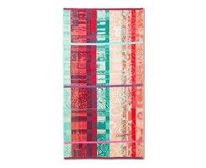 Desigual Bath Towel - 100% Cotton - 86 x 160cm - Love Tartan