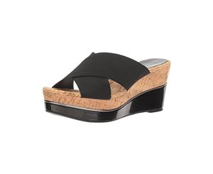 Donald J. Pliner Womens Dani Contrast Trim Wedge Sandals