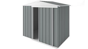 EasyShed Gable Slider Roof Garden Shed - Armour Grey