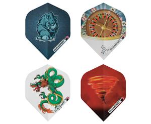 FORMULA Elkadarts Pro Standard Dart Board Darts Flights 4 Sets