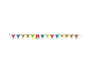 Farm Animals Party 'Happy Birthday' Flag Banner