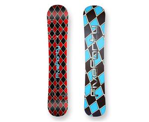 Five Forty Snowboard Reverse Flat Sidewall 154cm - Red