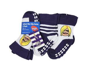 Fremantle Dockers Infant Mascot Socks 2-Pack