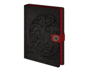 Game of Thrones Premium A5 Hardback Notebooks Targaryen