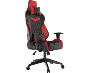 Gaming Office Comfort Chair Gamdias E2-L Ergonomic Adjustable Leather ACHILLES E2-L Black & Red