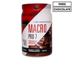 Gen-Tec Macro Pro 7 Protein Blend Chocolate 908g