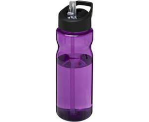 H2o Base 650Ml Spout Lid Sport Bottle (Purple/Solid Black) - PF2846