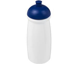 H2o Pulse 600Ml Dome Lid Sport Bottle (White/Blue) - PF2859