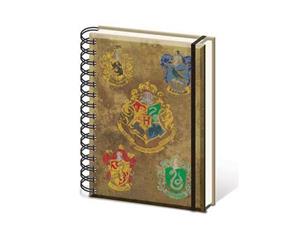 Harry Potter - House Crests A5 Notebook