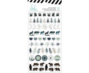 Heidi Swapp Wolf Pack Puffy Stickers