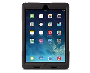 Kensington Black BlackBelt 2nd Degree Rugged Case w/ Stand/Strap for iPad Air