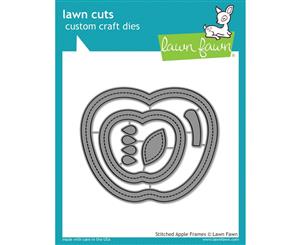 Lawn Fawn Cuts Stitched Apple Frames Die LF1796