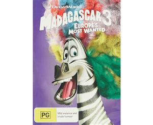 Madagascar 3 Europes Most Wanted DVD Region 4