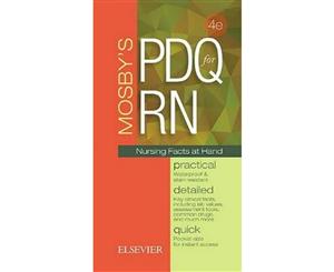 Mosby's PDQ for RN  Practical Detailed Quick  4th Edition