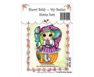 My Besties-Clear Stamps - Trixie And Kitty Spider