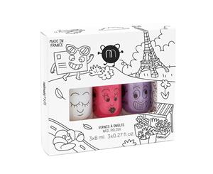 Nailmatic  Kids Nail Polish Gift Box (3 pcs) - City