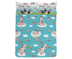 Nici Theodore Unicorn Double Duvet Cover Set