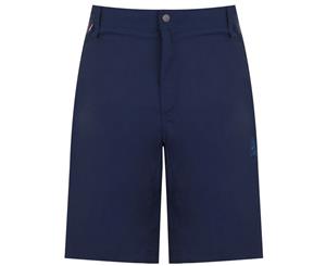 Odlo Mens Wedge Walking Shorts Pants Bottoms Outdoor Breathable - Blue