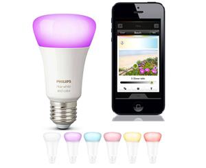 Philips HUE 10W E27 White/Coloured Ambiance LED Light Single Bulb for APP/Wi-Fi