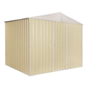 Pinnacle 2.3 x 2.3 x 2.2m Cream Garden Shed