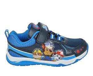 Rubble Paw Patrol Kids Boys Adjustable Sneaker Trainer Spendless - Blue