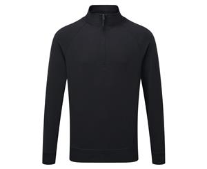 Russell Mens Hd 1/4 Zip Sweatshirt (Black) - RW5503