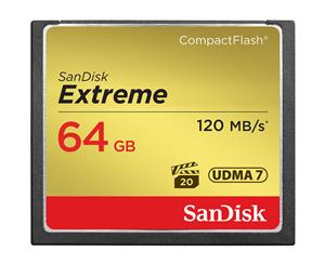 SanDisk Extreme 64GB CF Card Compact Flash 120MB/s Camera DSLR Memory Card SDCFXSB-064G